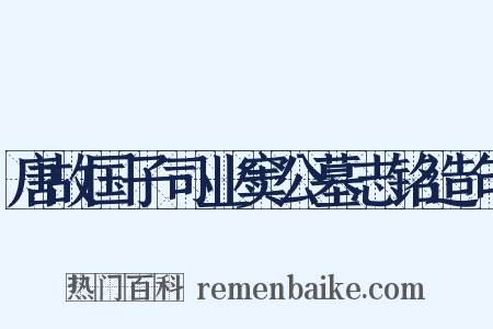 唐故国子司业窦公墓志铭造句是什么意思的图片